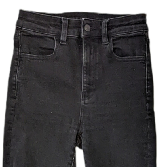 AMERICAN Eagle highest rise black jegging sz 0 short - Picture 4 of 10